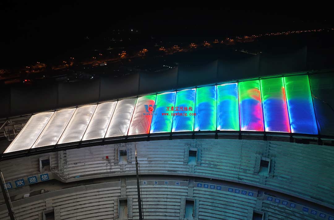 太湖之畔,華燈初上|無錫奧體中心施工加速 太湖之畔,華燈初上|無錫奧體中心施工加速