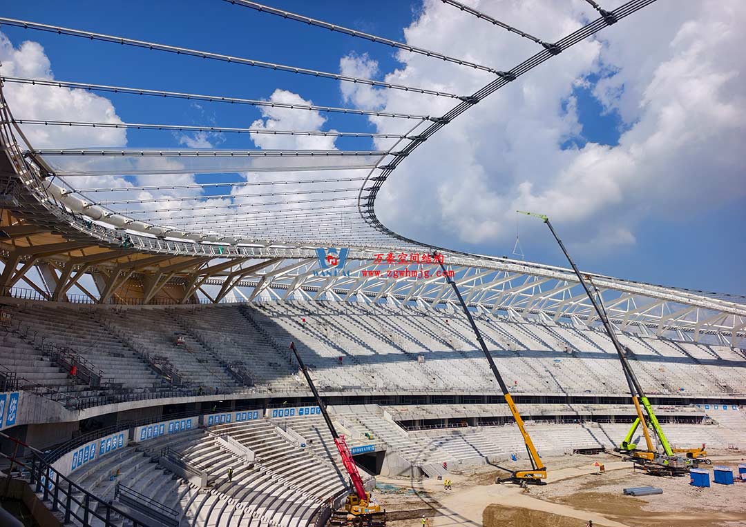 太湖之畔,華燈初上|無錫奧體中心施工加速 太湖之畔,華燈初上|無錫奧體中心施工加速