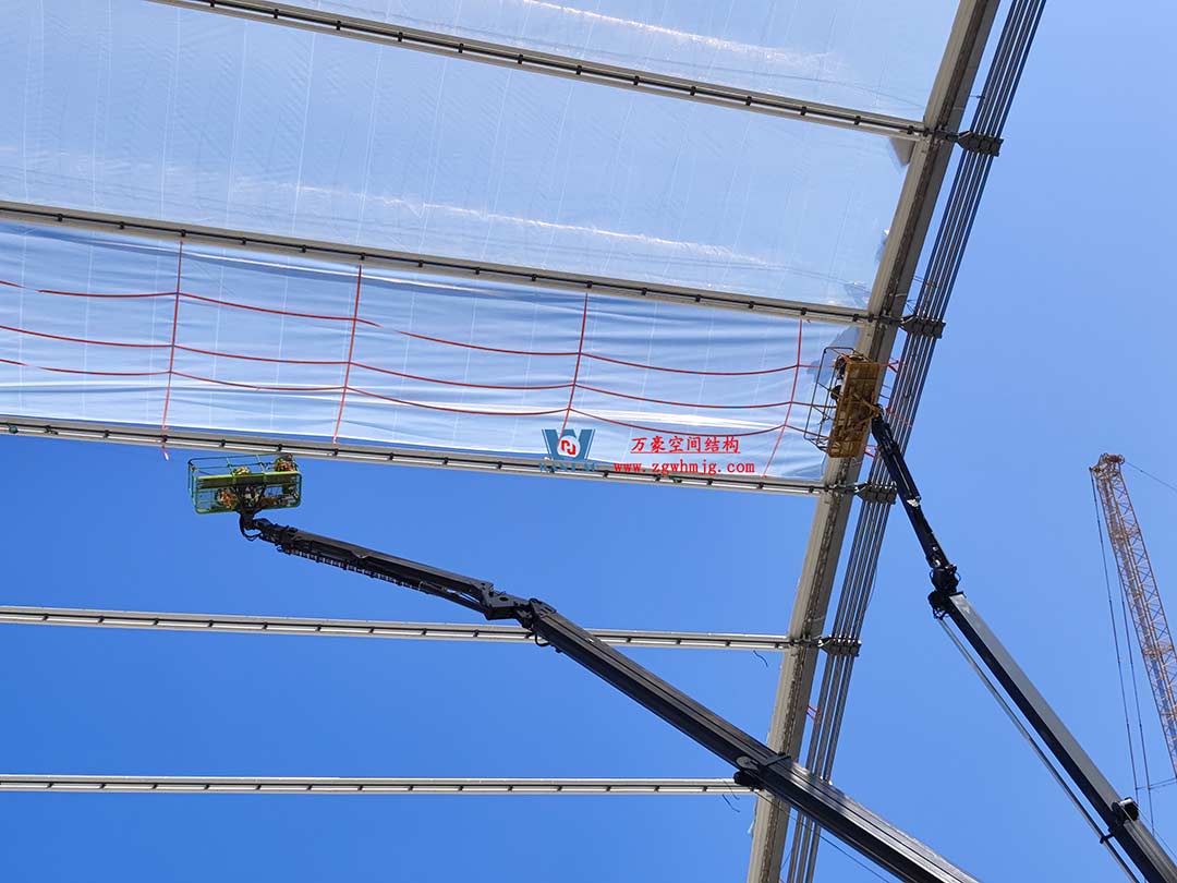 太湖之畔,華燈初上|無錫奧體中心施工加速 太湖之畔,華燈初上|無錫奧體中心施工加速