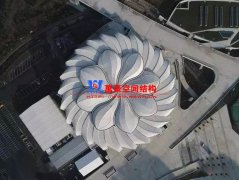 耗資11億、重達1280噸、40米高空上的“蓮花”杭州奧體博覽城網(wǎng)球中心開花了！