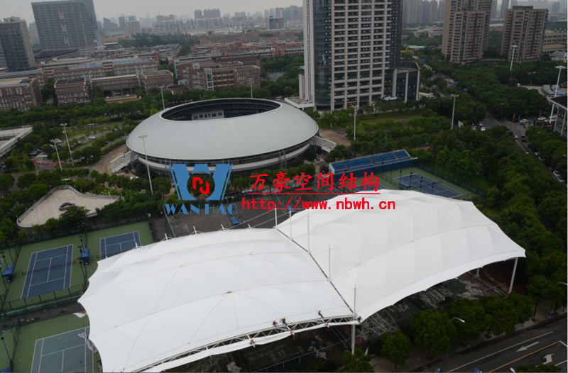 膜結構遮陽雨棚